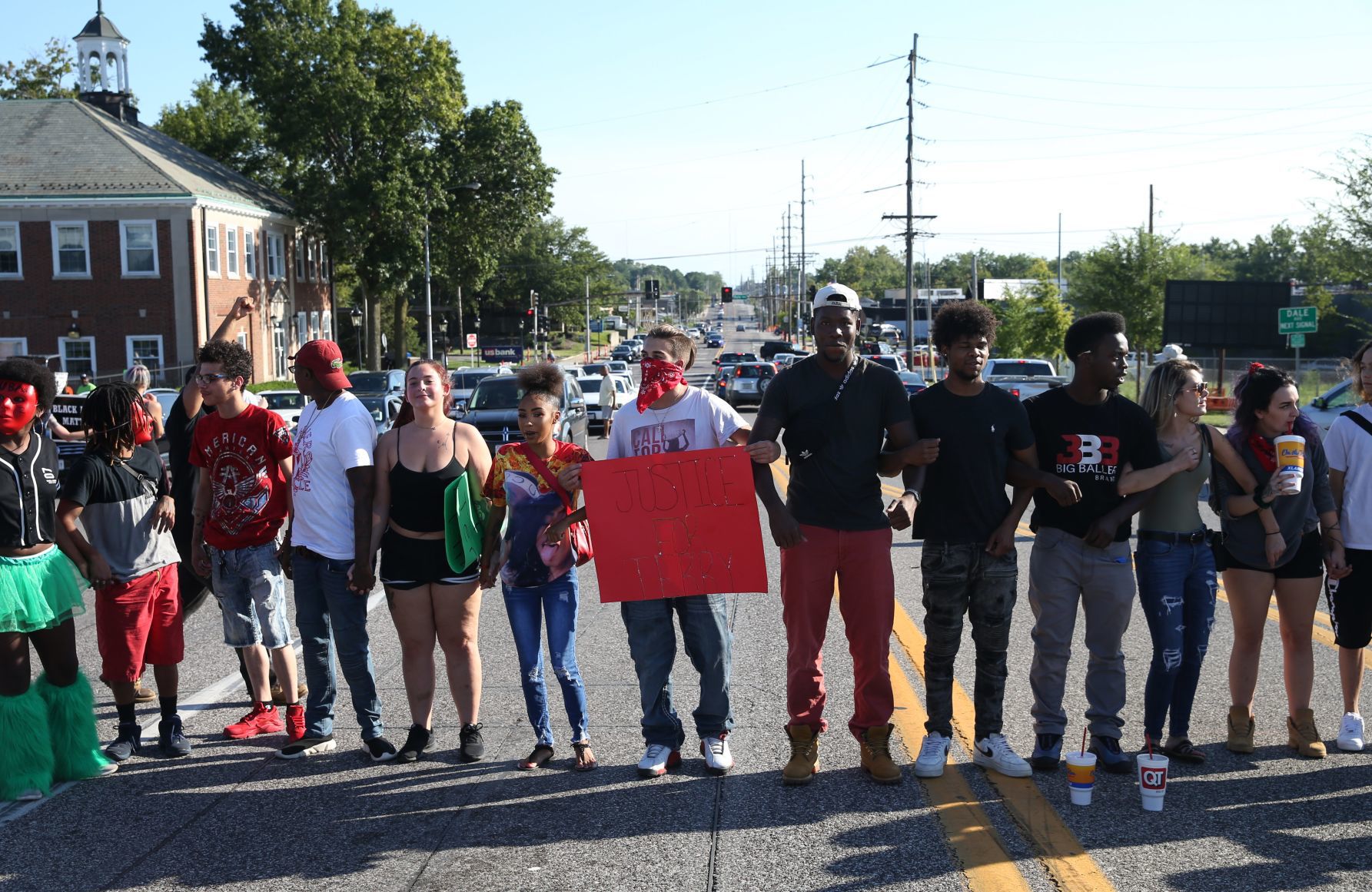 Protest for Terry Tillman